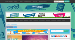 Desktop Screenshot of guide-des-festivals.com
