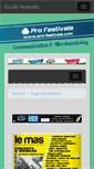 Mobile Screenshot of guide-des-festivals.com